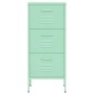 vidaXL Lagerschrank Minzgrün 42,5x35x101,5 cm Stahl vidaXL Lagerschrank Minzgrün 42,5x35x101,5 cm Stahl