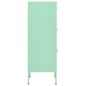 vidaXL Lagerschrank Minzgrün 42,5x35x101,5 cm Stahl vidaXL Lagerschrank Minzgrün 42,5x35x101,5 cm Stahl