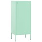 vidaXL Lagerschrank Minzgrün 42,5x35x101,5 cm Stahl vidaXL Lagerschrank Minzgrün 42,5x35x101,5 cm Stahl