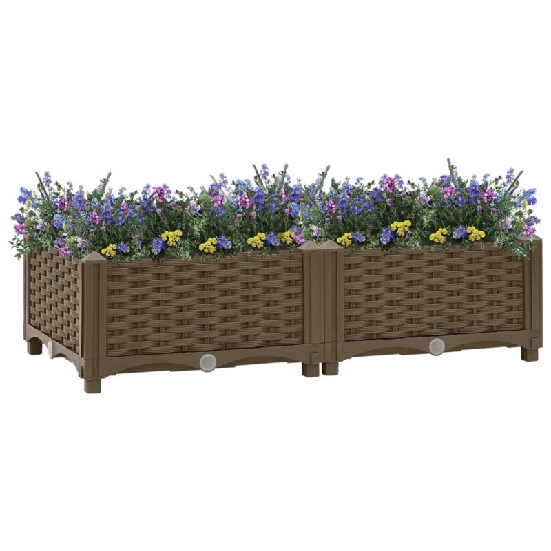 vidaXL Hochbeet 80x40x23 cm Polypropylen vidaXL Hochbeet 80x40x23 cm Polypropylen