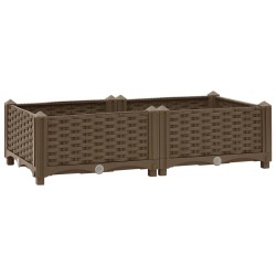 vidaXL Hochbeet 80x40x23 cm Polypropylen