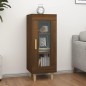 vidaXL Sideboard Braun Eichen-Optik 34,5x34x90 cm Holzwerkstoff vidaXL Sideboard Braun Eichen-Optik 34,5x34x90 cm Holzwerkstoff