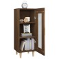 vidaXL Sideboard Braun Eichen-Optik 34,5x34x90 cm Holzwerkstoff vidaXL Sideboard Braun Eichen-Optik 34,5x34x90 cm Holzwerkstoff