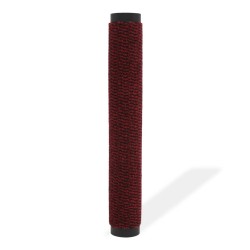 vidaXL Schmutzfangmatte Rechteckig Getuftet 120x180 cm Rot