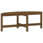 vidaXL Couchtisch Honigbraun 118x63x45 cm Massivholz Kiefer vidaXL Couchtisch Honigbraun 118x63x45 cm Massivholz Kiefer