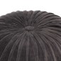 Pouf Baumwollsamt Kittel-Design 40×30 cm Anthrazit Pouf Baumwollsamt Kittel-Design 40×30 cm Anthrazit