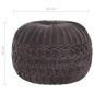 Pouf Baumwollsamt Kittel-Design 40×30 cm Anthrazit Pouf Baumwollsamt Kittel-Design 40×30 cm Anthrazit