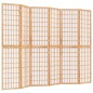 vidaXL 6-tlg. Paravent Japanischer Stil Faltbar 240x170 cm