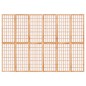 vidaXL 6-tlg. Paravent Japanischer Stil Faltbar 240x170 cm