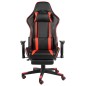 Gaming-Stuhl mit Fußstütze Drehbar Rot PVC Gaming-Stuhl mit Fußstütze Drehbar Rot PVC