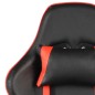 Gaming-Stuhl mit Fußstütze Drehbar Rot PVC Gaming-Stuhl mit Fußstütze Drehbar Rot PVC