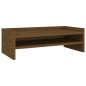 vidaXL Monitorständer Honigbraun 50x24x16 cm Massivholz Kiefer vidaXL Monitorständer Honigbraun 50x24x16 cm Massivholz Kiefer