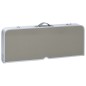 vidaXL Klappbarer Campingtisch mit 4 Sitzen Stahl Aluminium vidaXL Klappbarer Campingtisch mit 4 Sitzen Stahl Aluminium