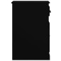 vidaXL Beistellschrank mit Schublade Schwarz 40x50x75 cm Holzwerkstoff vidaXL Beistellschrank mit Schublade Schwarz 40x50x75 cm Holzwerkstoff