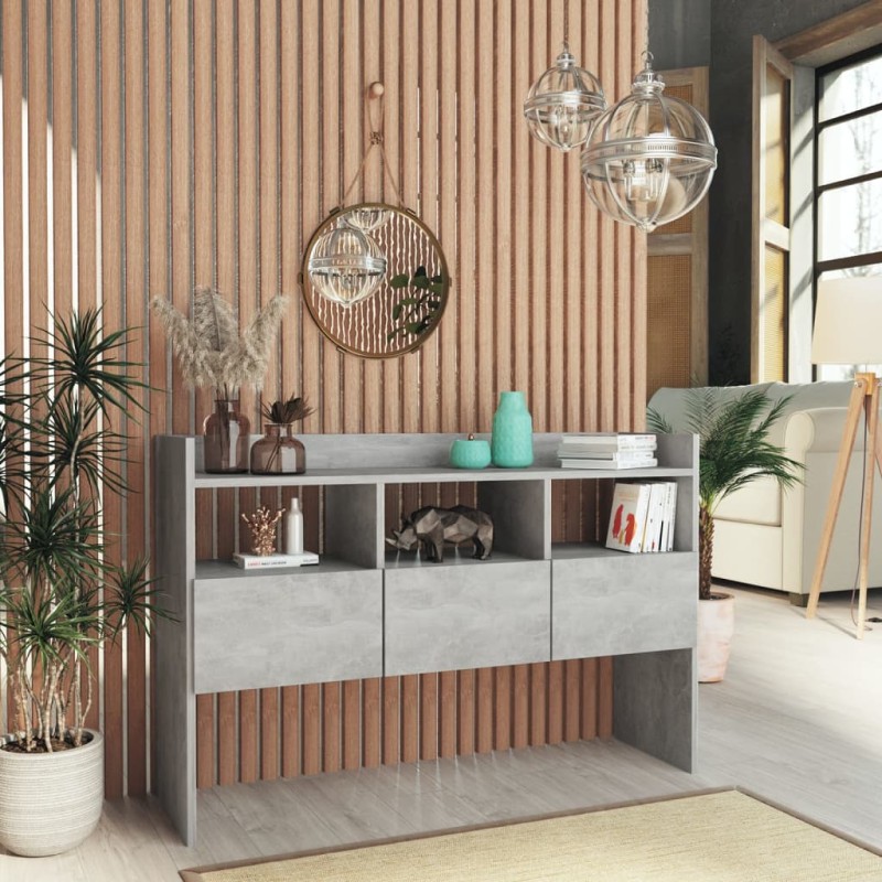 vidaXL Sideboard Betongrau 105x30x70 cm Holzwerkstoff vidaXL Sideboard Betongrau 105x30x70 cm Holzwerkstoff