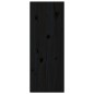 vidaXL Wandschrank Schwarz 30x30x80 cm Massivholz Kiefer vidaXL Wandschrank Schwarz 30x30x80 cm Massivholz Kiefer