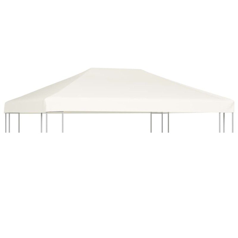vidaXL Pavillondach 310 g/m² 4x3 m Cremeweiß vidaXL Pavillondach 310 g/m² 4x3 m Cremeweiß
