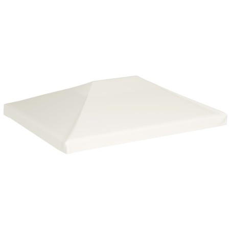 vidaXL Pavillondach 310 g/m² 4x3 m Cremeweiß 