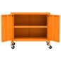 vidaXL Lagerschrank Orange 60x35x56 cm Stahl vidaXL Lagerschrank Orange 60x35x56 cm Stahl
