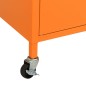 vidaXL Lagerschrank Orange 60x35x56 cm Stahl vidaXL Lagerschrank Orange 60x35x56 cm Stahl