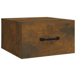 vidaXL Wand-Nachttisch Räuchereiche 35x35x20 cm  