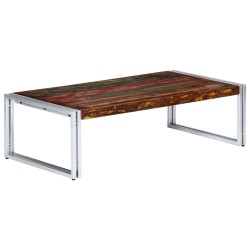 vidaXL Couchtisch 120x60x35 cm Altholz Massiv  