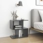 vidaXL Nachttische 2 Stk. Hochglanz-Grau 50x30x51,5 cm Holzwerkstoff vidaXL Nachttische 2 Stk. Hochglanz-Grau 50x30x51,5 cm Holzwerkstoff