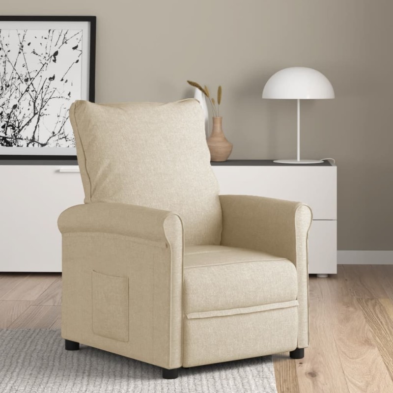 Relaxsessel Creme Stoff Relaxsessel Creme Stoff