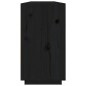 vidaXL Sideboard Schwarz 100x40x75 cm Massivholz Kiefer vidaXL Sideboard Schwarz 100x40x75 cm Massivholz Kiefer
