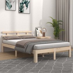 vidaXL Massivholzbett 200x200 cm