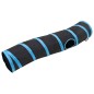 vidaXL Katzentunnel in S-Form Schwarz und Blau 122 cm Polyester vidaXL Katzentunnel in S-Form Schwarz und Blau 122 cm Polyester