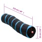 vidaXL Katzentunnel in S-Form Schwarz und Blau 122 cm Polyester vidaXL Katzentunnel in S-Form Schwarz und Blau 122 cm Polyester