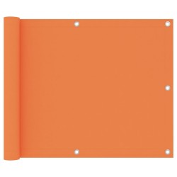 vidaXL Balkon-Sichtschutz Orange 75x300 cm Oxford-Gewebe