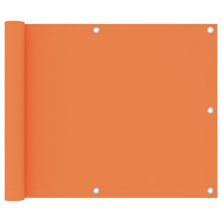 vidaXL Balkon-Sichtschutz Orange 75x300 cm Oxford-Gewebe