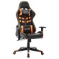 vidaXL Gaming-Stuhl Schwarz und Orange Kunstleder vidaXL Gaming-Stuhl Schwarz und Orange Kunstleder