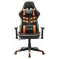 vidaXL Gaming-Stuhl Schwarz und Orange Kunstleder vidaXL Gaming-Stuhl Schwarz und Orange Kunstleder