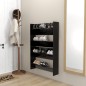 vidaXL Wand-Schuhschränke 2 Stk. Schwarz 80x18x60 cm Holzwerkstoff vidaXL Wand-Schuhschränke 2 Stk. Schwarz 80x18x60 cm Holzwerkstoff
