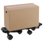 vidaXL Transportroller mit 4 Rollen 2 Stk. Schwarz Polypropylen 170 kg vidaXL Transportroller mit 4 Rollen 2 Stk. Schwarz Polypropylen 170 kg