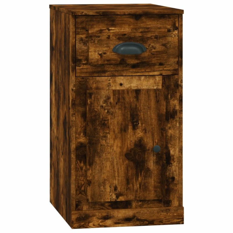 vidaXL Beistellschrank mit Schublade Räuchereiche 40x50x75 cm vidaXL Beistellschrank mit Schublade Räuchereiche 40x50x75 cm