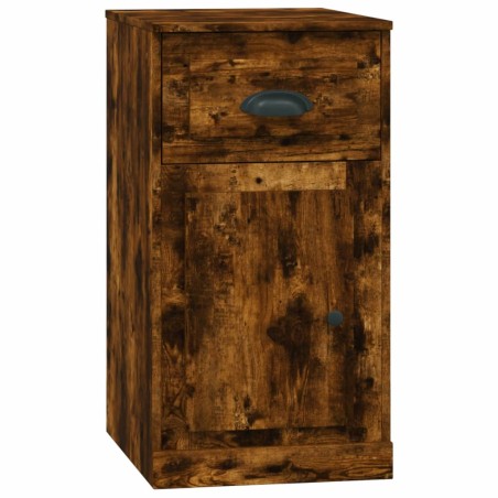 vidaXL Beistellschrank mit Schublade Räuchereiche 40x50x75 cm