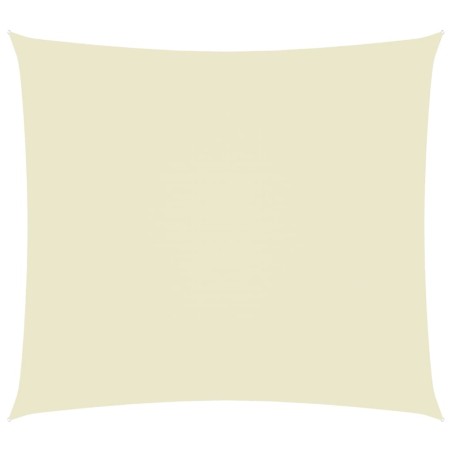 vidaXL Sonnensegel Oxford-Gewebe Rechteckig 3x4 m Creme