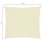 vidaXL Sonnensegel Oxford-Gewebe Rechteckig 3x4 m Creme vidaXL Sonnensegel Oxford-Gewebe Rechteckig 3x4 m Creme