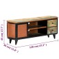 vidaXL TV-Schrank 120x30x45 cm Altholz Massiv vidaXL TV-Schrank 120x30x45 cm Altholz Massiv