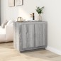 vidaXL Sideboard Grau Sonoma 80x40x75 cm Holzwerkstoff vidaXL Sideboard Grau Sonoma 80x40x75 cm Holzwerkstoff