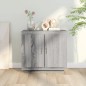 vidaXL Sideboard Grau Sonoma 80x40x75 cm Holzwerkstoff vidaXL Sideboard Grau Sonoma 80x40x75 cm Holzwerkstoff