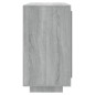 vidaXL Sideboard Grau Sonoma 80x40x75 cm Holzwerkstoff vidaXL Sideboard Grau Sonoma 80x40x75 cm Holzwerkstoff