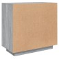 vidaXL Sideboard Grau Sonoma 80x40x75 cm Holzwerkstoff vidaXL Sideboard Grau Sonoma 80x40x75 cm Holzwerkstoff