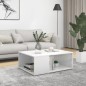 vidaXL Couchtisch Hochglanz-Weiß 90x67x33 cm Holzwerkstoff vidaXL Couchtisch Hochglanz-Weiß 90x67x33 cm Holzwerkstoff