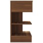 vidaXL Nachttische 2 Stk. Braun Eiche 40x35x65 cm Holzwerkstoff vidaXL Nachttische 2 Stk. Braun Eiche 40x35x65 cm Holzwerkstoff