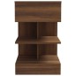 vidaXL Nachttische 2 Stk. Braun Eiche 40x35x65 cm Holzwerkstoff vidaXL Nachttische 2 Stk. Braun Eiche 40x35x65 cm Holzwerkstoff